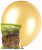 25pk Large Metallic Gold 30cm Round Latex Balloons